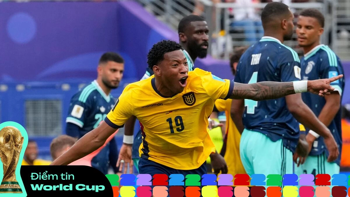 AU88 chính thức: Cập nhật World Cup 6h – Ecuador ngược dòng thắng Đức, Bờ Biển Ngà lần đầu vào vòng 1/16 - hình ảnh - betau88.vip