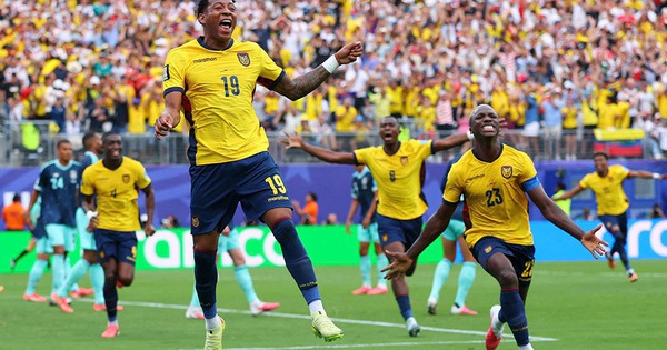 AU88 cược bóng đá: 19 đội vào vòng knock-out với màn ngược dòng chấn động từ Ecuador - hình ảnh - betau88.vip AU88 cược bóng đá: 19 đội vào vòng knock-out với màn ngược dòng chấn động từ Ecuador - hình ảnh - betau88.vip