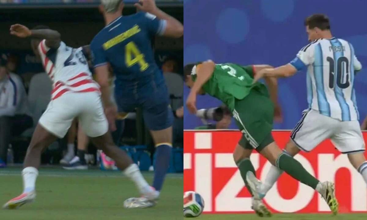 Messi bị réo tên khi tiền đạo Mỹ nhận thẻ đỏ ở World Cup - hình ảnh - betau88.vip